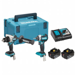 Juhtmevaba t&ouml;&ouml;riistakomplekt koos akuga Makita DLX2432TJ, 5 Ah, 2 tk