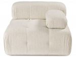 Mooduldiivan Atelier Del Sofa Doblo 1R, kreemjasvalge, parem, 105 x 100 cm x 80 cm