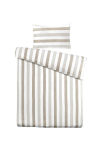 Voodipesukomplekt Kenda Sand Pina 125, valge v./beež v., 80 x 80 cm, 135 x 200 cm