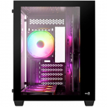 Arvuti korpus AeroCool Dryft Mini BK-v2, must