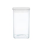 Kuivaine konteiner Ambition Slim 67581, 1 l, l&auml;bipaistev v./valge v.