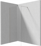 Du&scaron;isein Deante Prizma, 120 cm x 195 cm, l&auml;bipaistev v./kroom v./l&auml;bipaistev