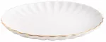 Taldrik prae Homla Melida, &Oslash; 27 cm, kuldne v./valge v.