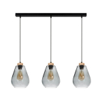 Valgusti lagi Spot-Light Kigali, E27, 3 x 60 W, must v.