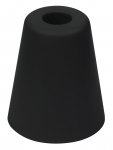 Uksestopper Haushalt HAH15430, 8 cm, &Oslash; 7 cm, kumm, must v.