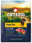 Kuiv koeratoit Ontario Puppy Mini Lamb & Brown Rice, kalkun, 2.25 kg