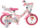 Lisaratastega laste jalgratas, laste Volare Unicorn FW LPS, roosa, 12"