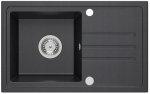 K&ouml;&ouml;givalamu Quadron Ben 111, graniit, 70 cm x 44 cm x 17.5 cm, must v.