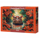 Pusle Castorland Hippo Relaxation 54176, 33 cm x 47 cm, 500 tk, mitmev&auml;rviline