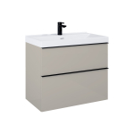 Valamualune vannitoa kapp Elita Look 80 2DR, fume matt v., 44.9 cm x 80 cm x 63.5 cm