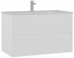 Vannitoakapp valamuga Kalune Design Nest, valge matt v., 51 cm x 91 cm x 55 cm