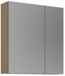 Seinakinnitusega vannitoakapp peegliga Kalune Design Purus Desna, sonoma tamm v., 16 cm x 60 cm x 66 cm