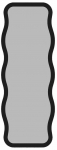Peegel Kalune Design Aror, teisaldatav/rippuv, 50 cm x 160 cm, must v.