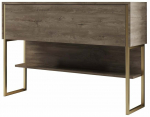 Konsoollaud Kalune Design Luxe, kuld v./p&auml;hklipuu v., 30 cm x 120 cm x 80 cm
