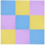 Kahjustatud pakendiga toode. One Fitness Puzzle Protective Mat, sinine v./kollane v./violetne v.