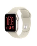 Nutikell Apple Watch SE 3 GPS 40mm MJKW4ET/A, starlight alumiiniumist korpus koos sand sportrihmaga - M/L