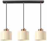 Valgusti lagi Candellux Lighting Alora 33-47939, E27, 3 x 60 W, valge v. / must v.