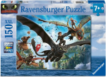 Pusle Ravensburger How to Train Your Dragon, 49 cm x 36 cm, 150 tk, mitmev&auml;rviline