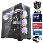 Statsionaarne arvuti Intop RM92702WH Intel Ultra 5 245KF, DDR5 64 GB, SSD+HDD 1 TB 2 TB, AMD Radeon RX 9060 XT 16 GB GDDR6, Windows 11 Home