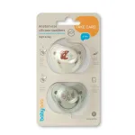 Luttide komplekt BabyOno Take Care Anatomical, 6+ kuud, valge v./roheline v.