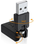 Adapter Delock USB to USB USB 2.0 A male, USB 2.0 A female