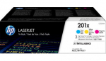Toonerikassett HP LaserJet 201X CF253XM, kollane v.