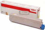 Toonerikassett Oki MC873, kollane v.