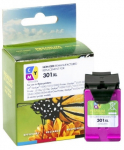 Tindiprinteri kassett Static Control HP 301XL C/M/Y, sinine v./kollane v./violetne v.