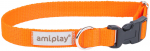 Kaelarihm koertele Amiplay Samba, oranž, 450 - 700 mm x 25 mm, 45-70