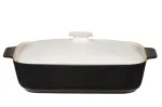 Keraamiline k&uuml;psetusvorm Maku, must v., 37 cm x 22 cm, 3 l
