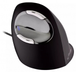 Juhtmevaba arvutihiir Evoluent VerticalMouse D Large, juhtmega usb / ps/2, must v./hall v.