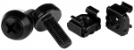 Kinnitus StarTech CABSCREWM6B, 12 x 6 mm, 50 tk, must v.