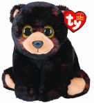 Pehme m&auml;nguasi TY Beanie Babies Kodi Bear, pruun v./must v., 15 cm