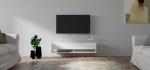 TV-laud Kalune Design Arges, valge v., 140 cm x 31.4 cm x 30 cm