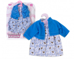 Nukuriided Artyk Natalia Doll Clothes, sinine v./valge v.