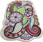 Vaip Conceptum Hypnose Forme 959CHL1613, mitmev&auml;rviline, 100 cm x 80 cm