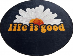 Vannitoa p&otilde;randamatt Foutastic Life Is Good 359CHL4831, mitmev&auml;rviline, 160 cm x 160 cm, &Oslash; 160 cm