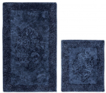 Vannitoamattide komplekt Foutastic COTTONKT000422, s&uuml;gavsinine v., 100 cm x 60 cm