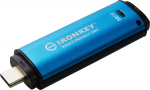 USB m&auml;lupulk Kingston IronKey, sinine v., 32 GB