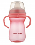 Tilaga tass Canpol Babies Spout FirstCup 56/615, 250 ml, 6+ kuud, plastik/silikoon, roosa