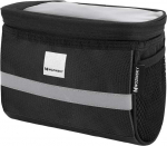 Jalgrattakott Wozinsky Bicycle Handlebar Bag Bottle Cage Adapter, pol&uuml;ester, must v.