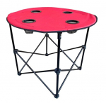 Matkalaud Mirpol, must v./punane v., 72 cm x 72 cm x 60 cm