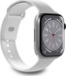 Rihmad Puro ICON Apple Watch 4/5/6/7/SE/8 40/41mm (S/M & M/L), valge