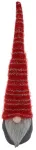 J&otilde;uludekoratsioon, "P&auml;kapikk" Saska Garden Christmas Gnome GS250587, 42 cm, punane v./hall v.