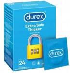 Kondoomid Durex Extra Safe Thicker, 56 mm, 24 tk