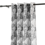 Pimendav kardin ZKMU-03, valge/hall/grafiit, 140 cm x 250 cm