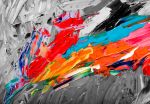 Fototapeet Artgeist Fiery Bird, 70 cm x 70 cm