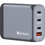 Telefoni laadija Verbatim GaN charger, USB Type C/USB Type A, 7.8 cm, hall v., 100 W