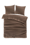 Voodipesukomplekt Kenda Sand Valerina 125, pruun v., 60 x 70 cm, 240 x 240 cm