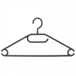 Riidepuu Jotta Afra, mantlitele, must, 5 tk